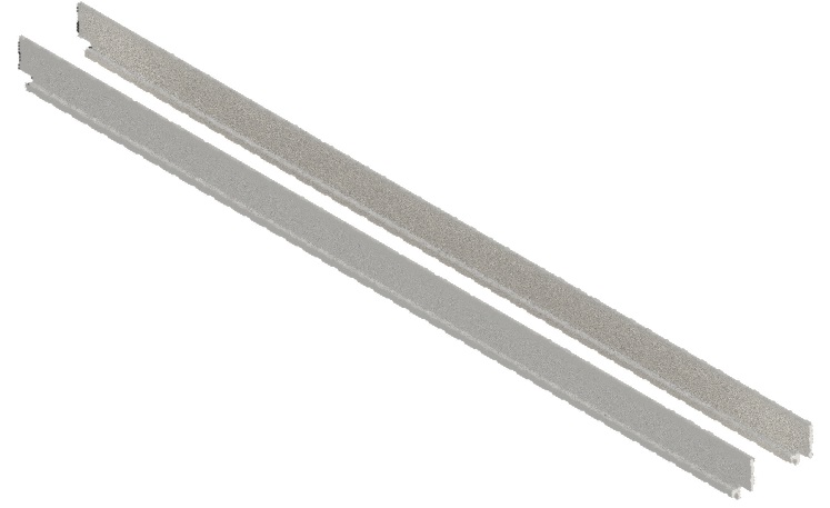 Produktbild UBK 500 152  -  Kantenprofil für Winkel-Verbinder zu Unterflur-Bodenkanal UBK 500, für 15mm Vertiefung